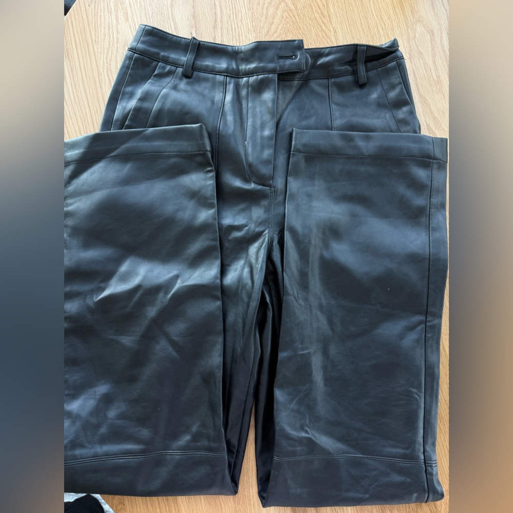 Black leather Pants